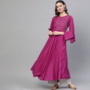 anarkali kurta, fashion, woman